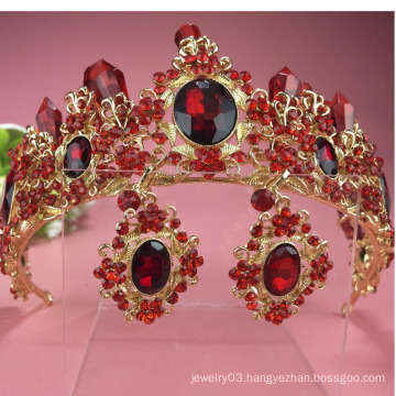 Dubai Tiara Crystal Crown Beauty Queen Crown Alloy Weeding Star Crown Tiaras